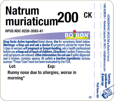 Natrum muriaticum 200CK 80 plts Curated Wellness