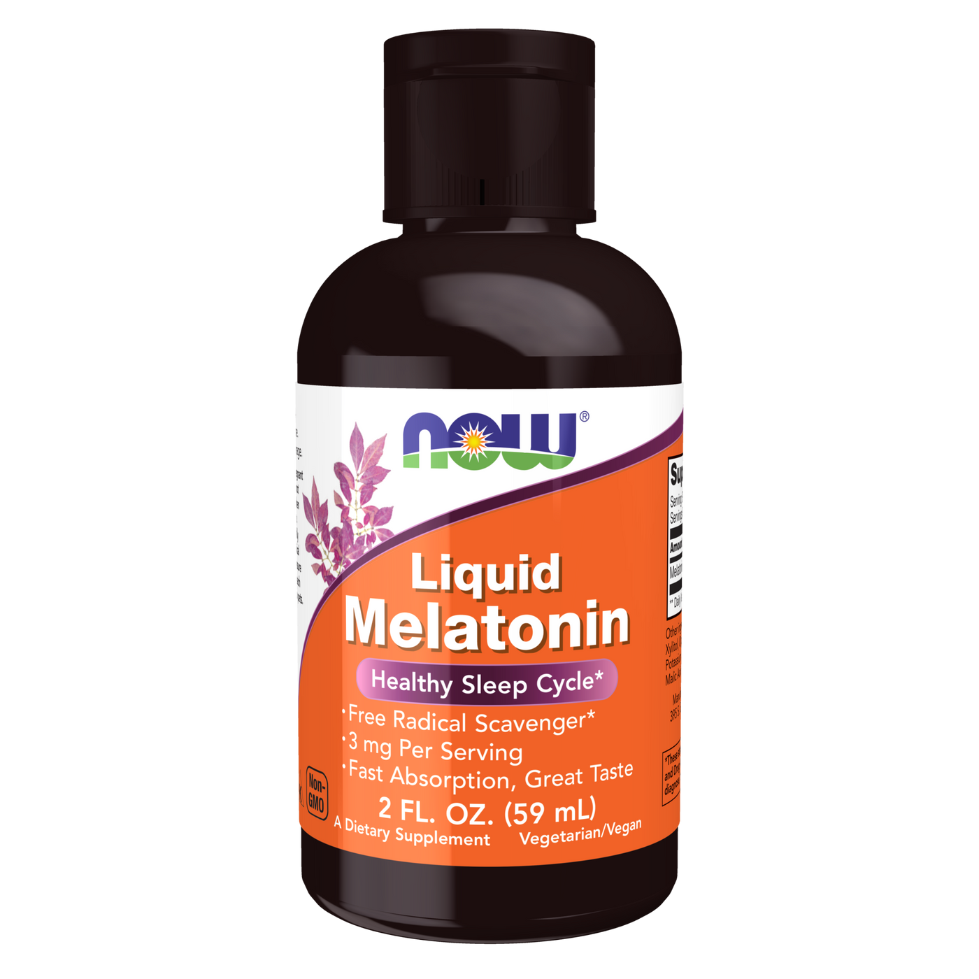 Liquid Melatonin 2 fl oz Curated Wellness