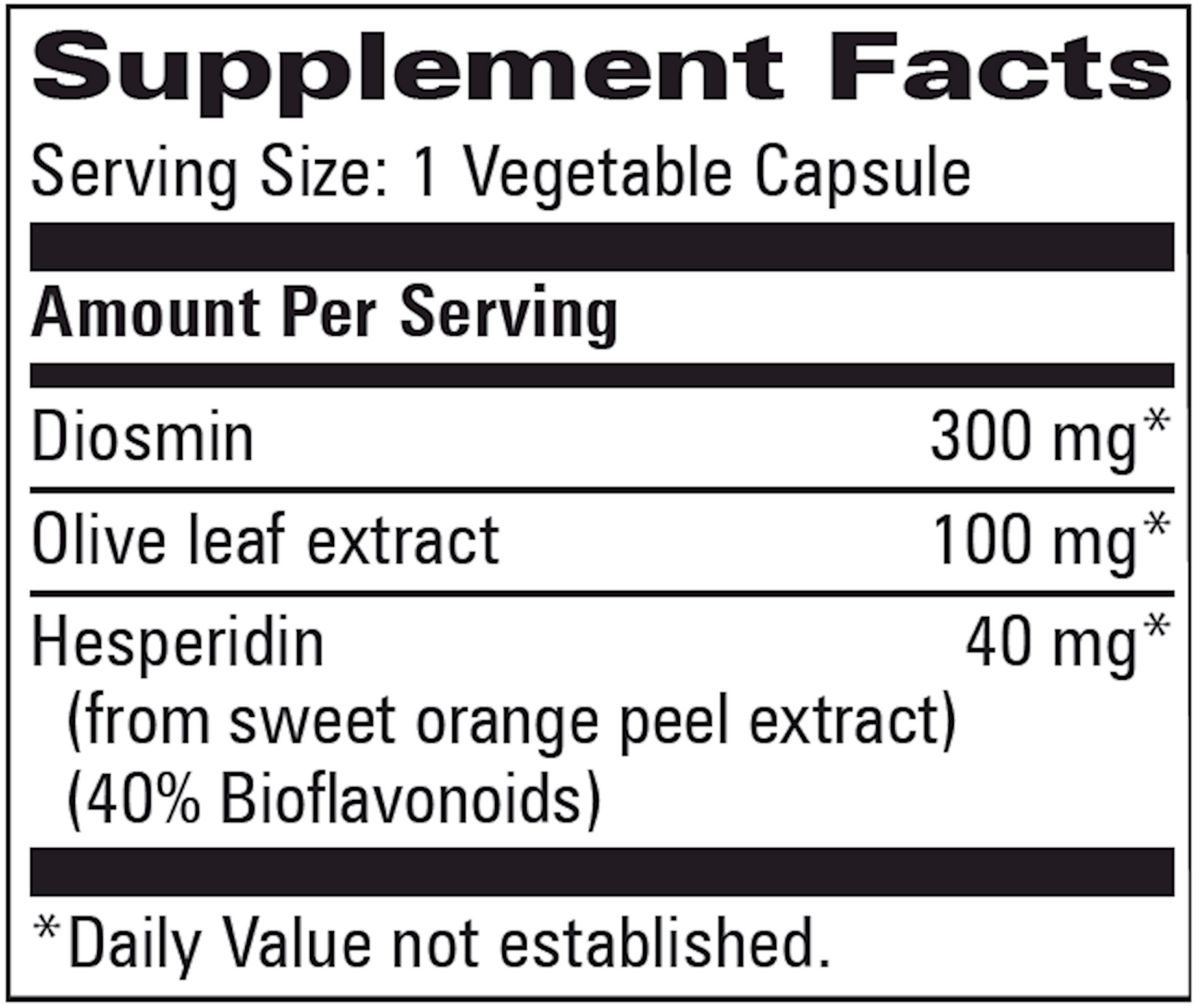 Venous Support 90 vcaps Curated Wellness