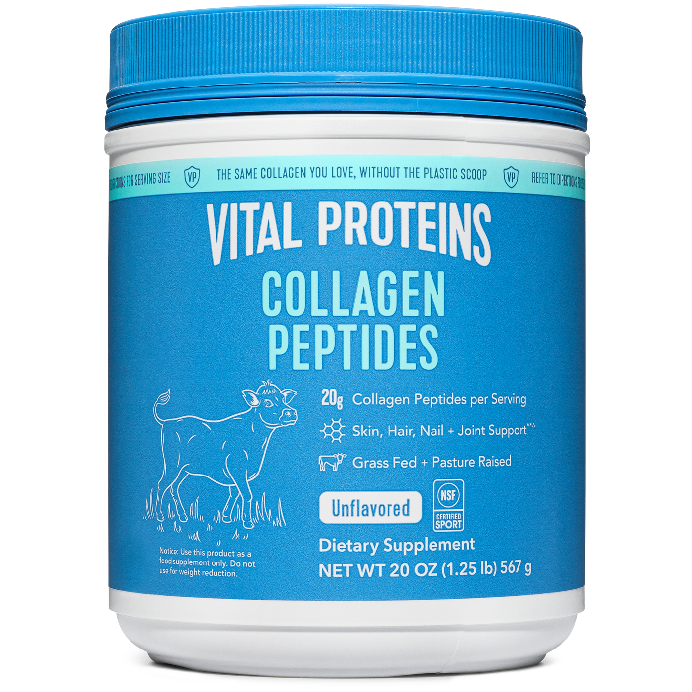 Collagen Peptides Unflavored  Curated Wellness