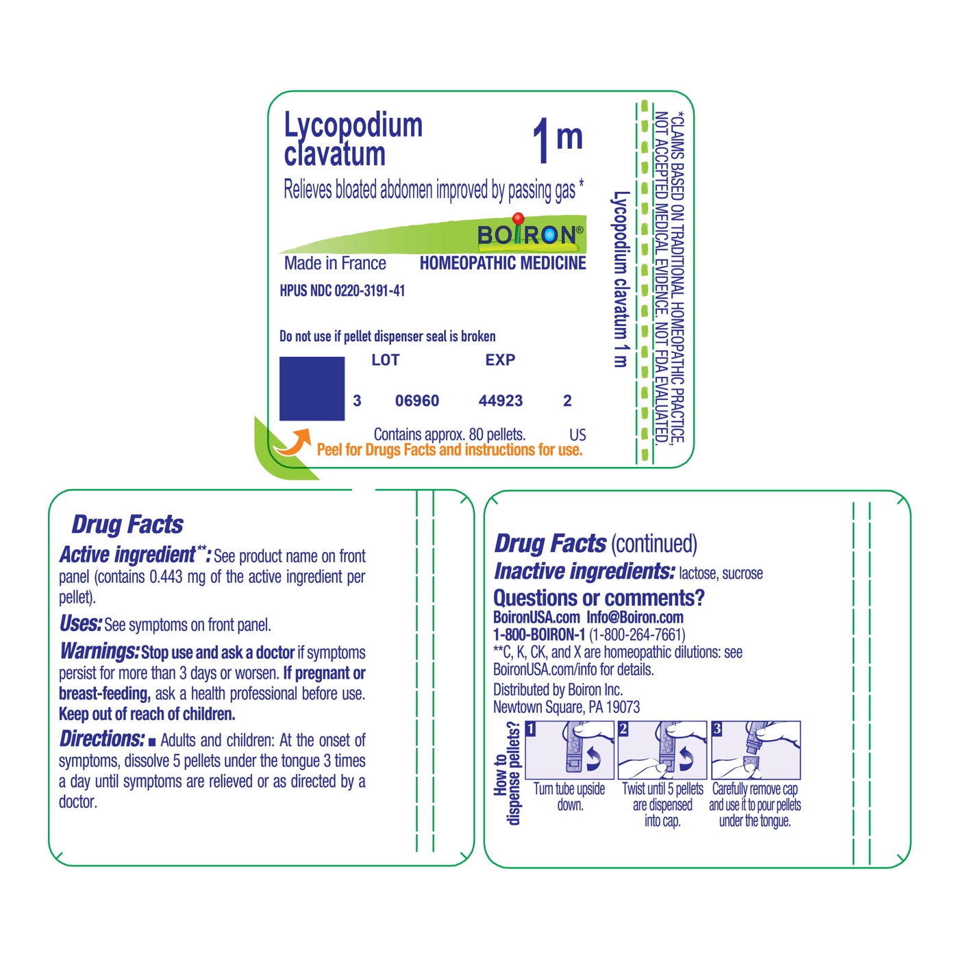 Lycopodium clavatum 1M 80 plts Curated Wellness