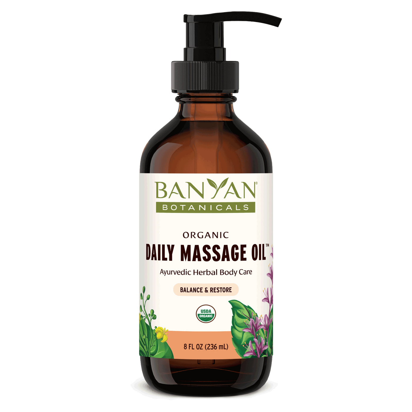 Daily Massage Oil 8 fl oz Curated Wellness