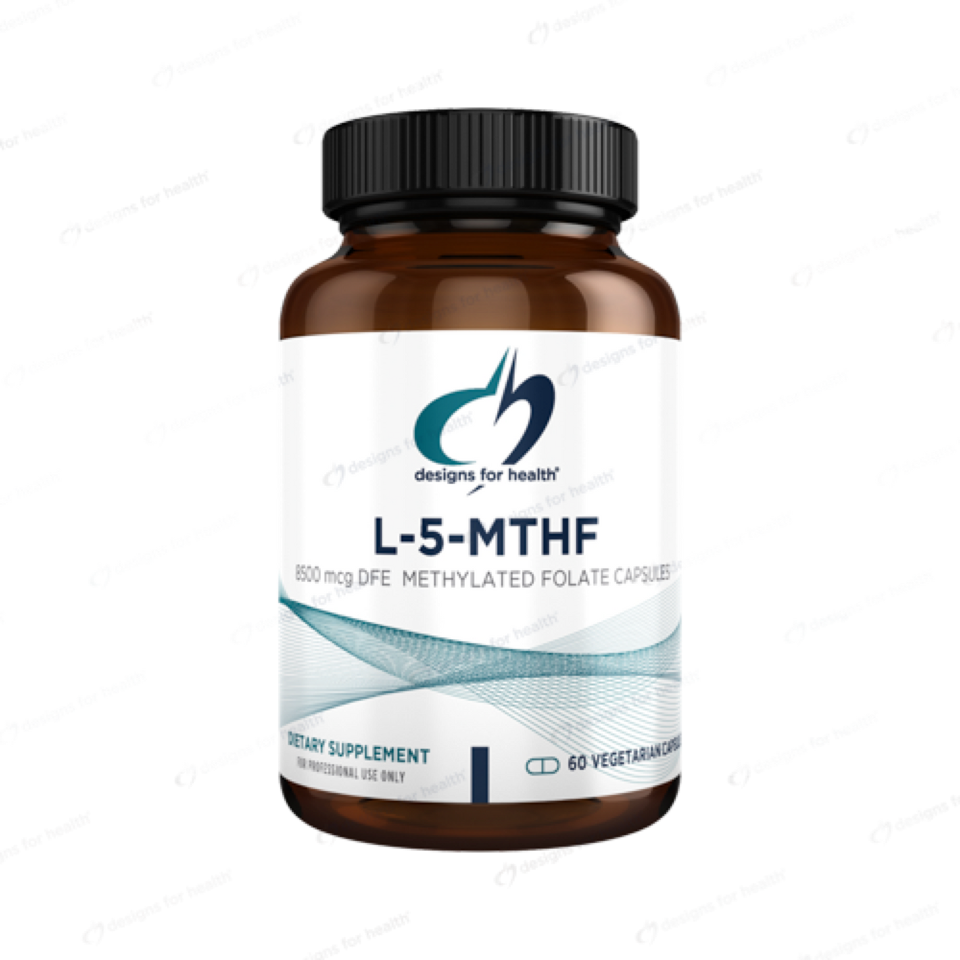 L-5-MTHF 8500 mcg 60 vcaps Curated Wellness