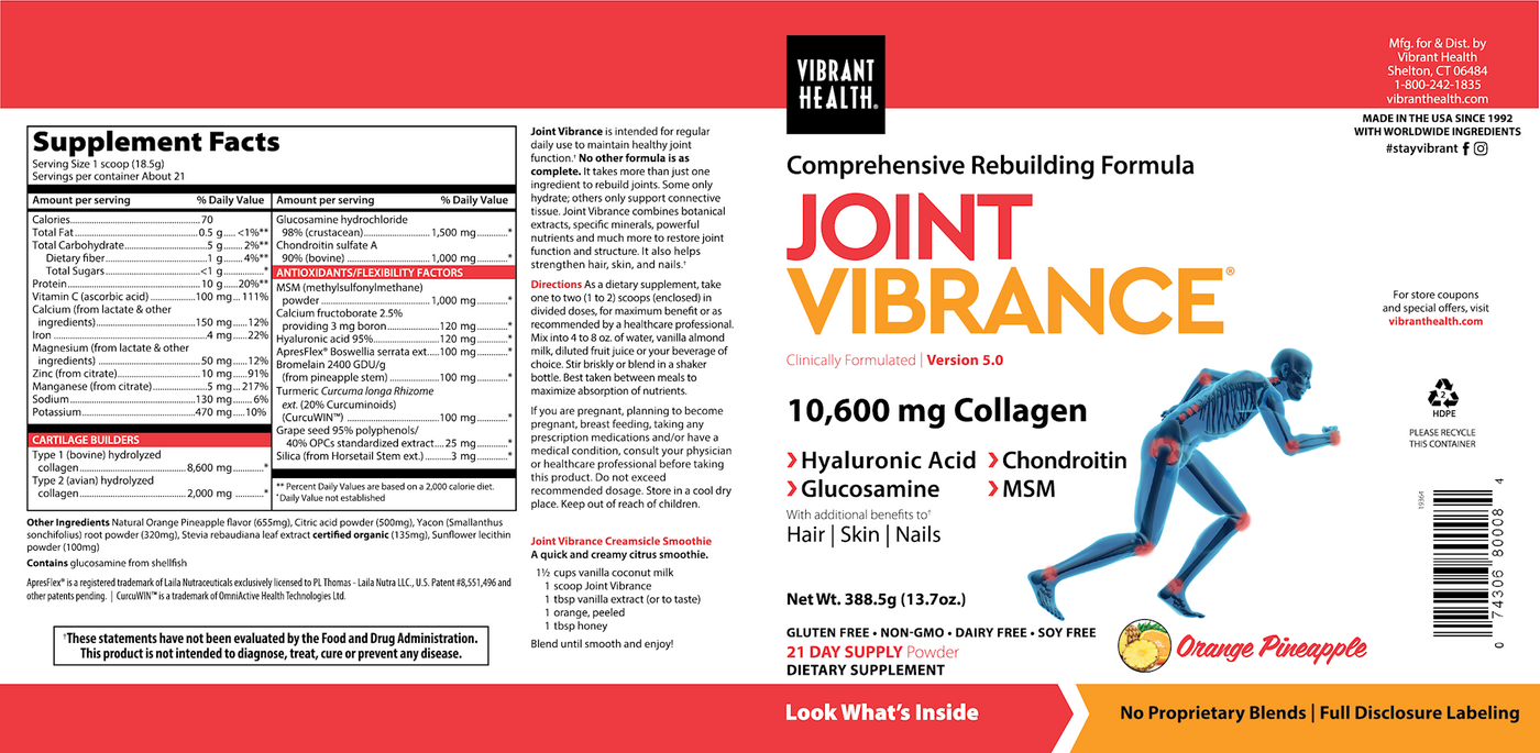 Joint Vibrance Powder ings Curated Wellness