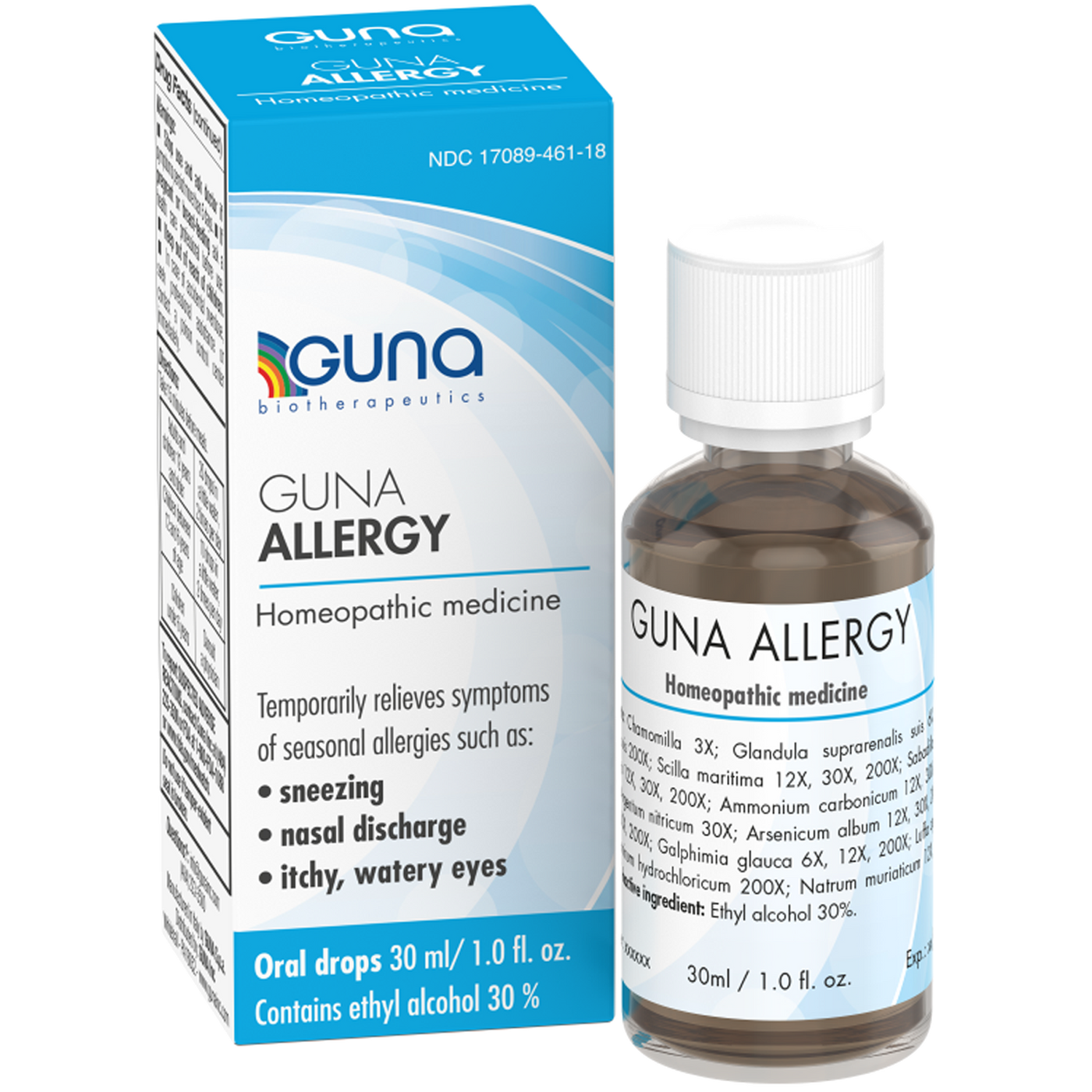Guna Allergy Oral Drops 1 fl oz Curated Wellness