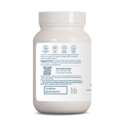 Carditone 60 vegcaplets Curated Wellness