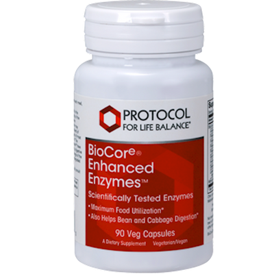 BioCore Enhanced Enzymes 90 vcaps Curated Wellness