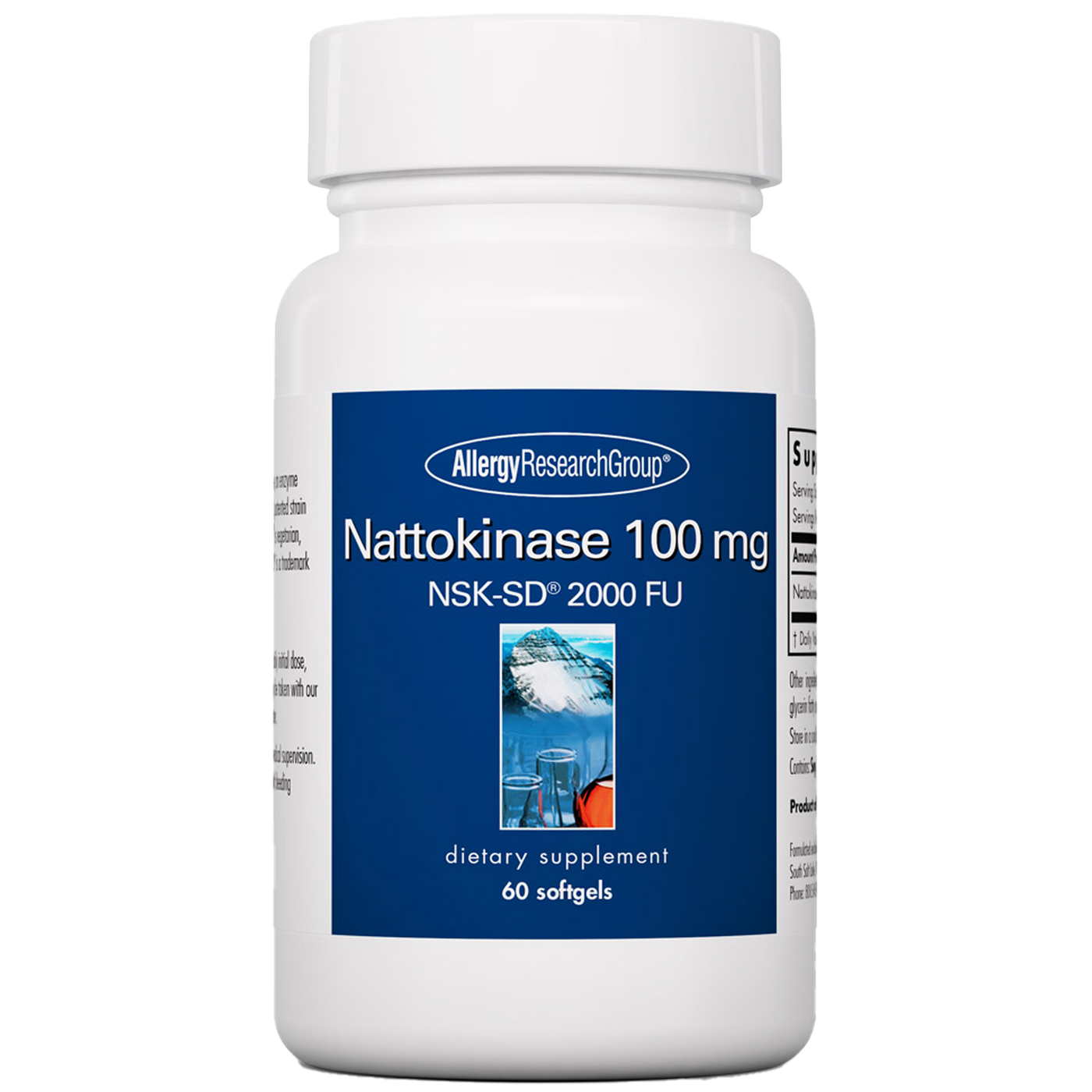 Nattokinase 100 mg NSK-SD® 60 gels Curated Wellness