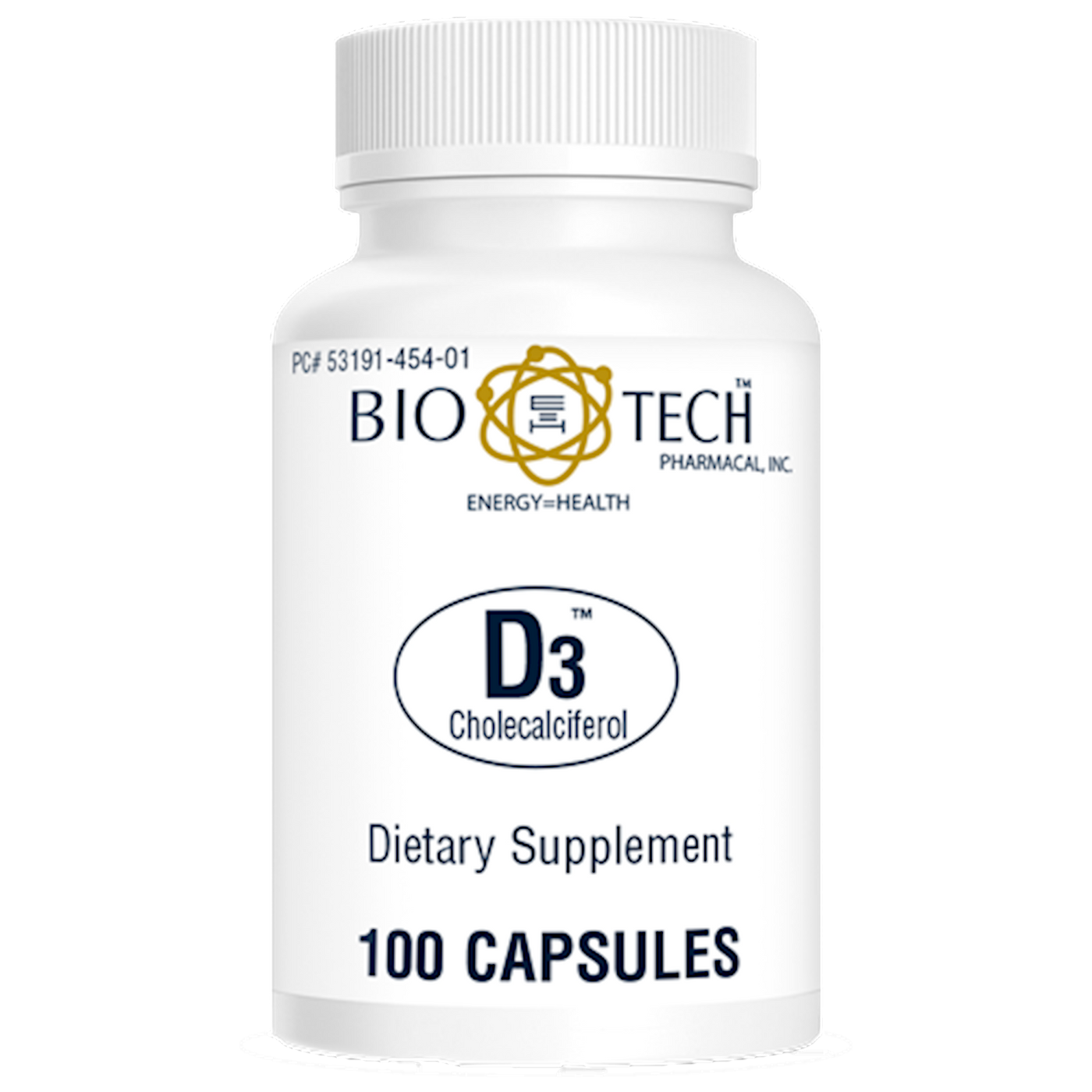 D3 (Cholecalciferol) 1000 IU  Curated Wellness