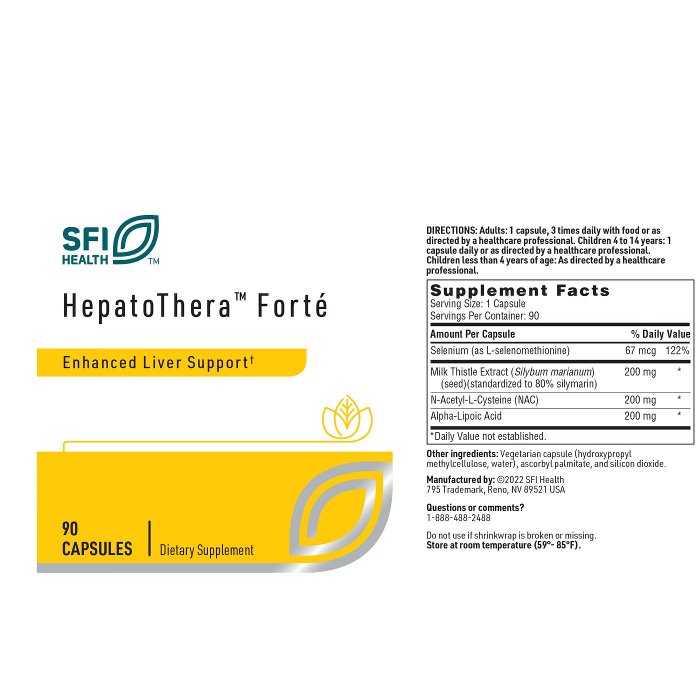 HepatoThera Forté 90 caps