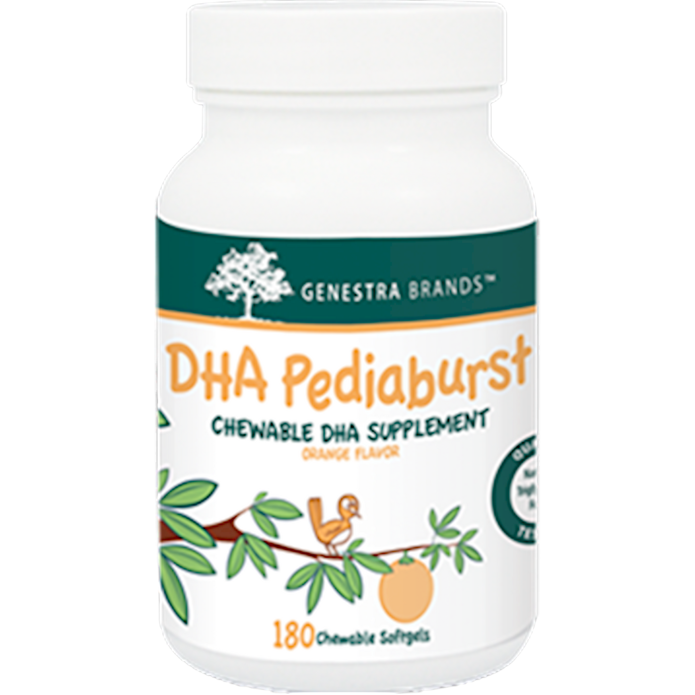 DHA Pediaburst Orange (Chewable)180 gels Curated Wellness