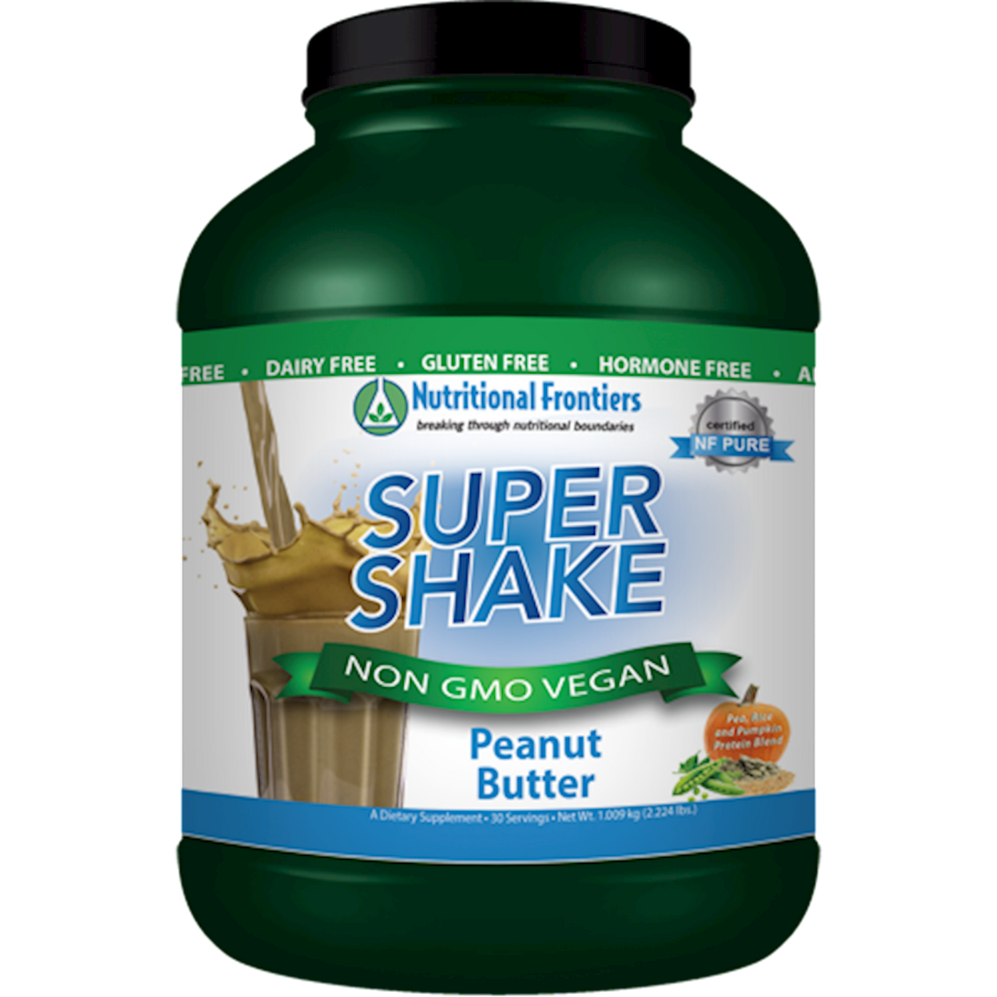 Super Shake Peanut Butter ings Curated Wellness