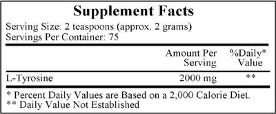 L-Tyrosine 150 gms Curated Wellness