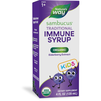 Organic Sambucus Syrup for Kids 4 fl oz Curated Wellness