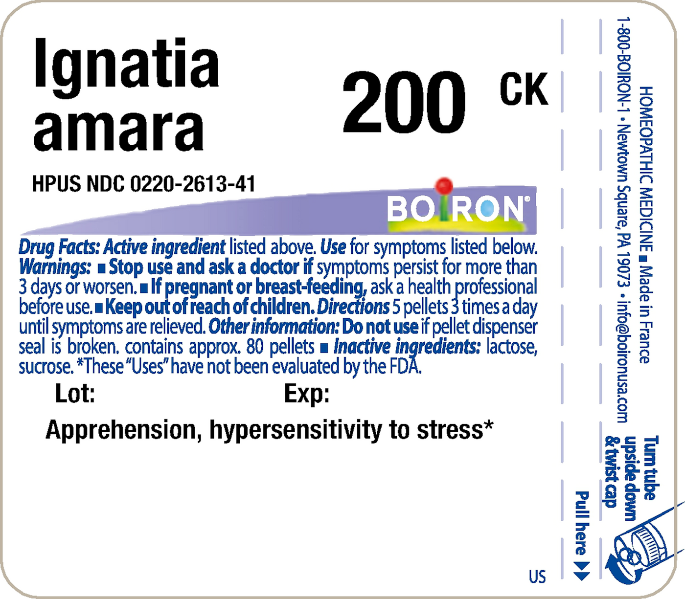 Ignatia amara 200CK 80 plts Curated Wellness