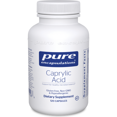 Caprylic Acid 120 vcaps Curated Wellness