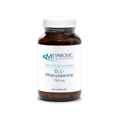 DL Phenylalanine w/B-6 60 caps Curated Wellness
