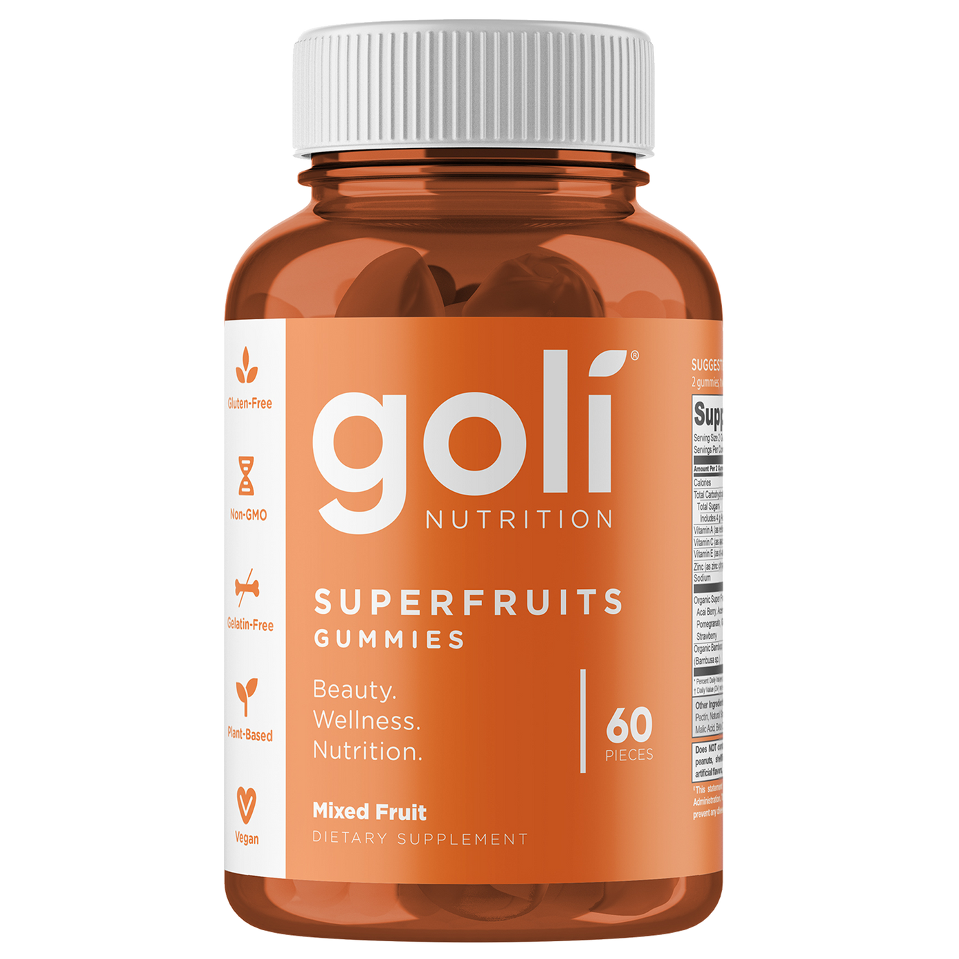 Super Fruits Gummies 60 ct Curated Wellness