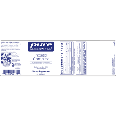 Inositol Complex 60c Curated Wellness