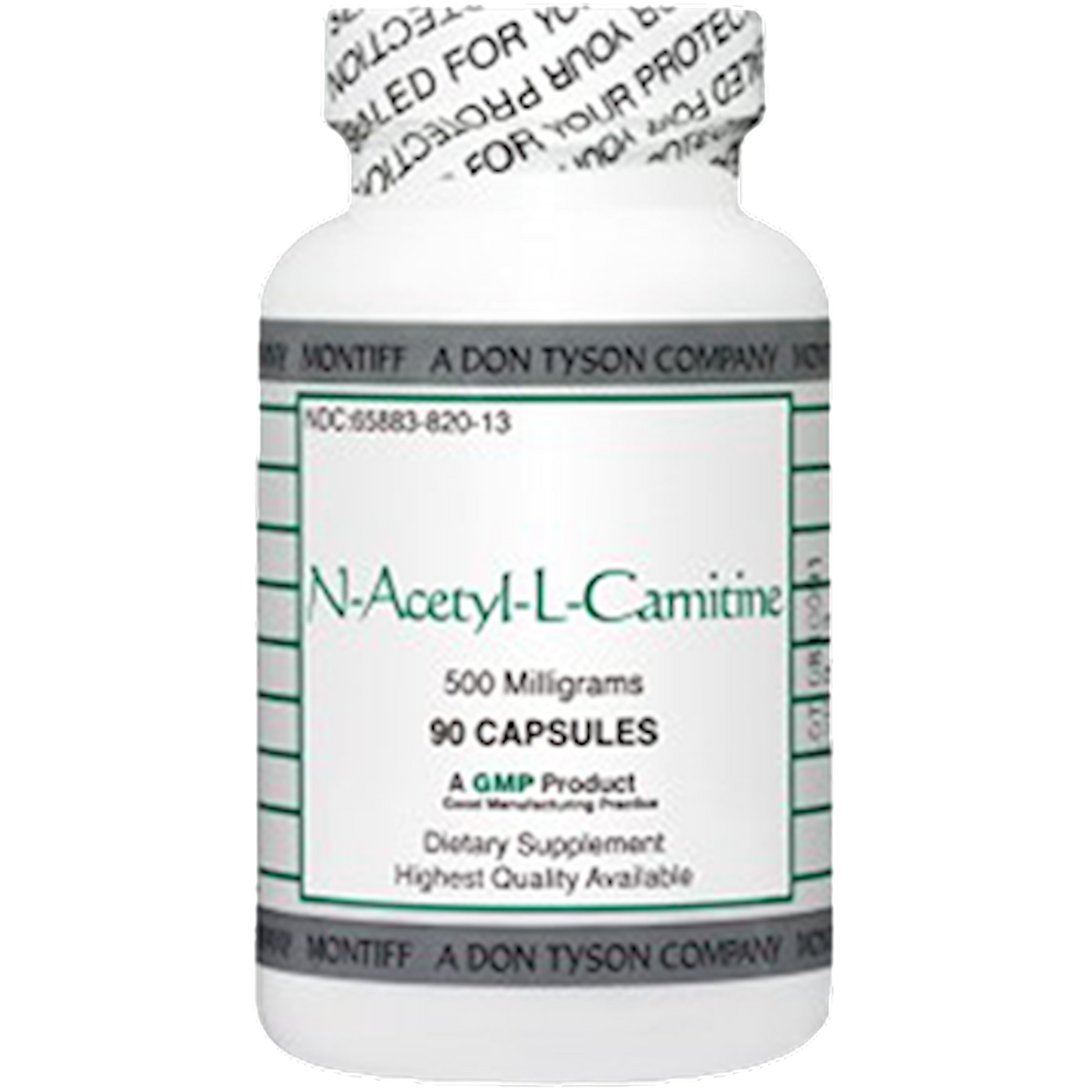 N-Acetyl-L-Carnitine 500 mg  Curated Wellness