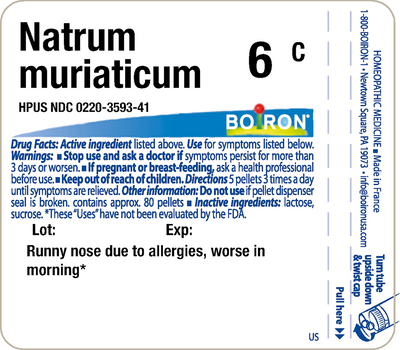 Natrum muriaticum 6C 80 plts Curated Wellness