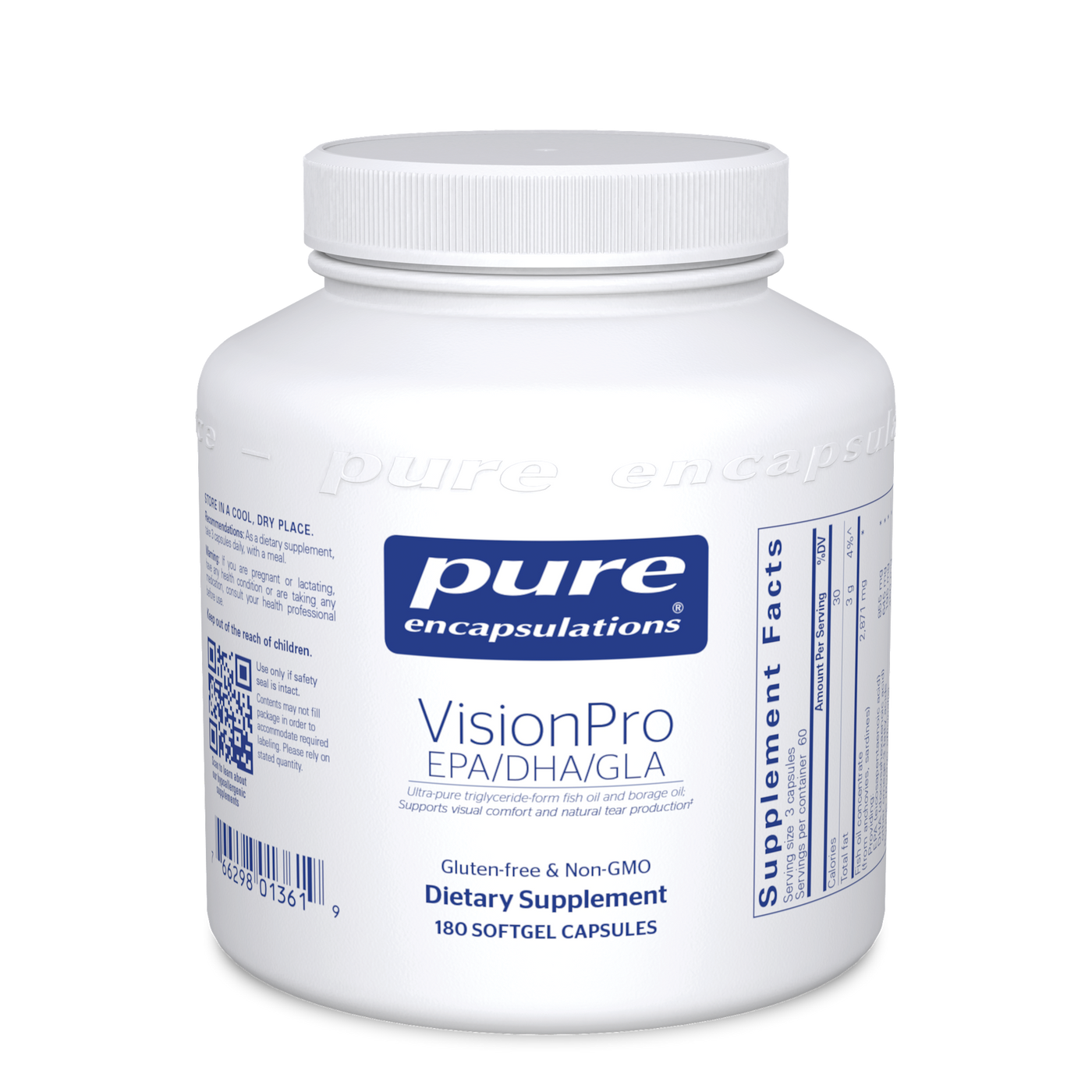 VisionPro EPA/DHA/GLA 180 caps Curated Wellness