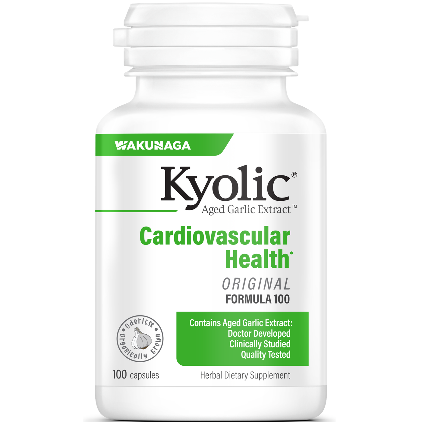 Kyolic Cardiovascular Form 100  Curated Wellness