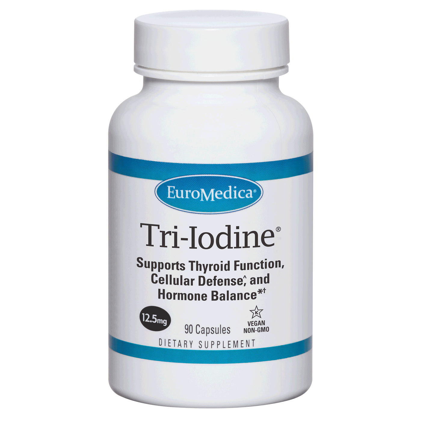 Tri Iodine 12.5 mg 90caps Curated Wellness