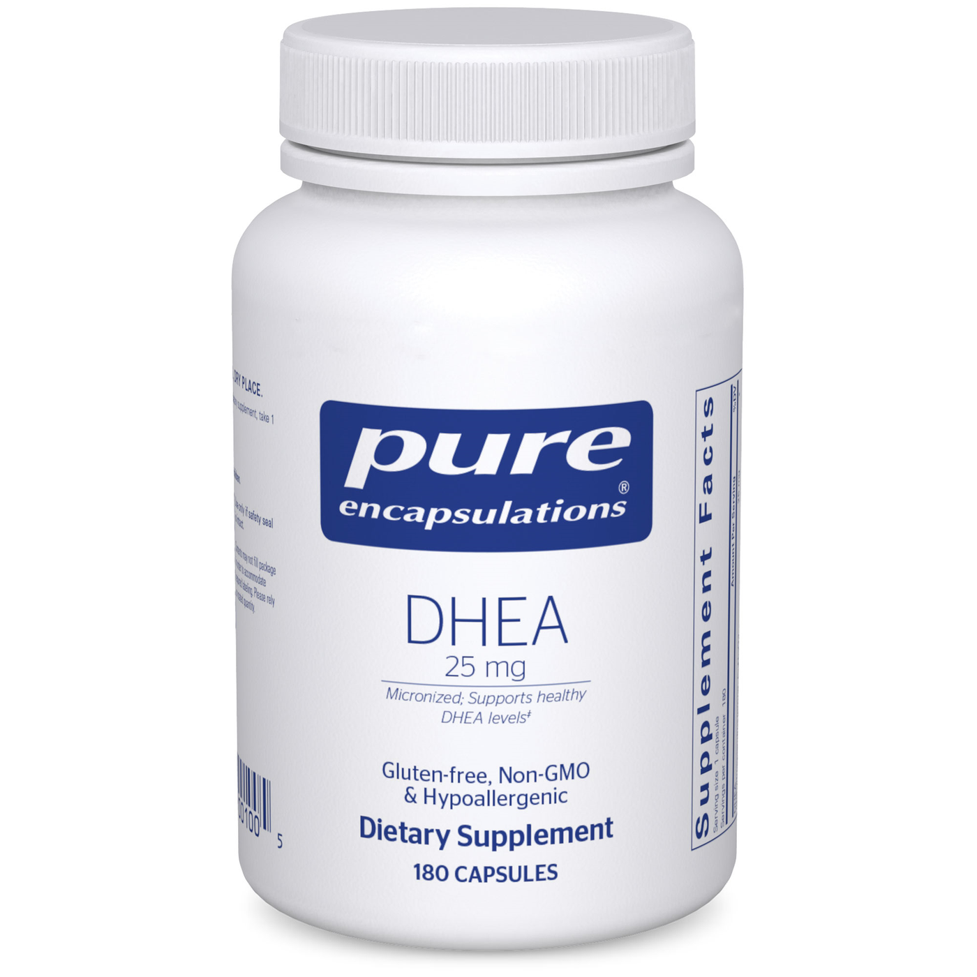 DHEA (micronized) 25 mg 180 vcaps Curated Wellness