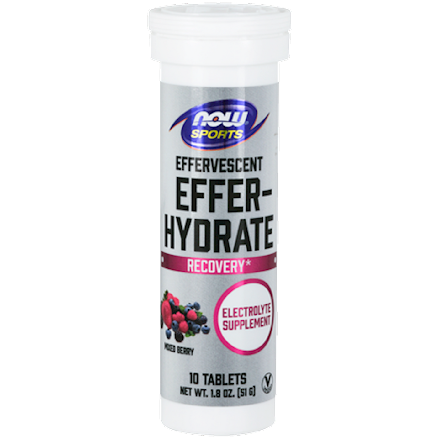 Effer-Hydrate Mixed Berry 10 tabs Curated Wellness