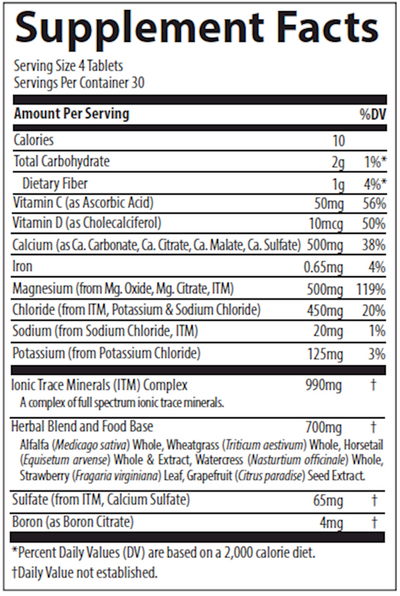 Complete Cal/Mag 1:1 120 tabs Curated Wellness