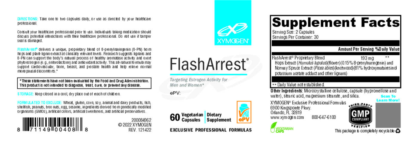 FlashArrest 60 Capsules Curated Wellness