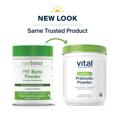 Hyperbiotics Prebiotic Powder 378 gm Curated Wellness