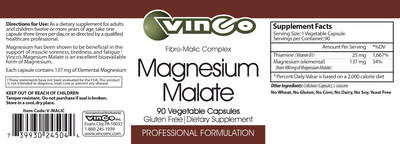 Magnesium Malate  Curated Wellness