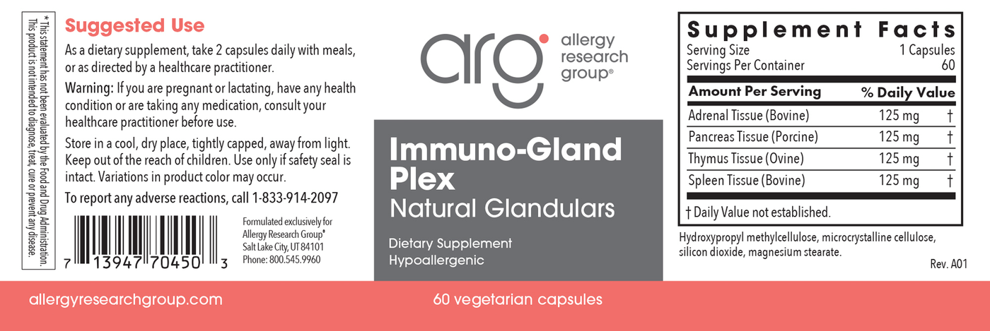 Immuno Gland Plex  Curated Wellness