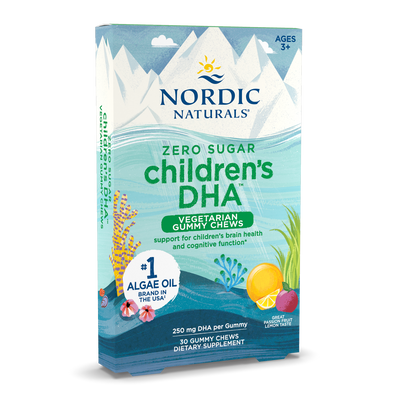 Zero Sugar Children's DHA Veg 30c Curated Wellness