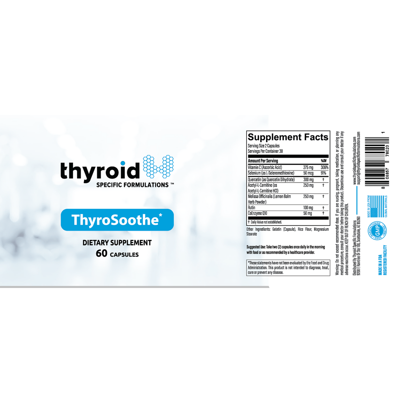 Thyrosoothe 60ct Curated Wellness