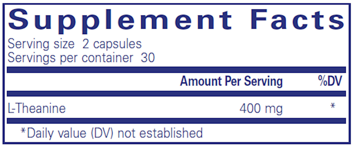 L-Theanine 60 vcaps Curated Wellness