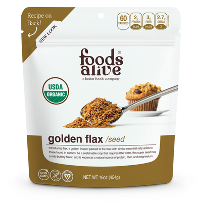 Gold Flaxseed Organic  Curated Wellness