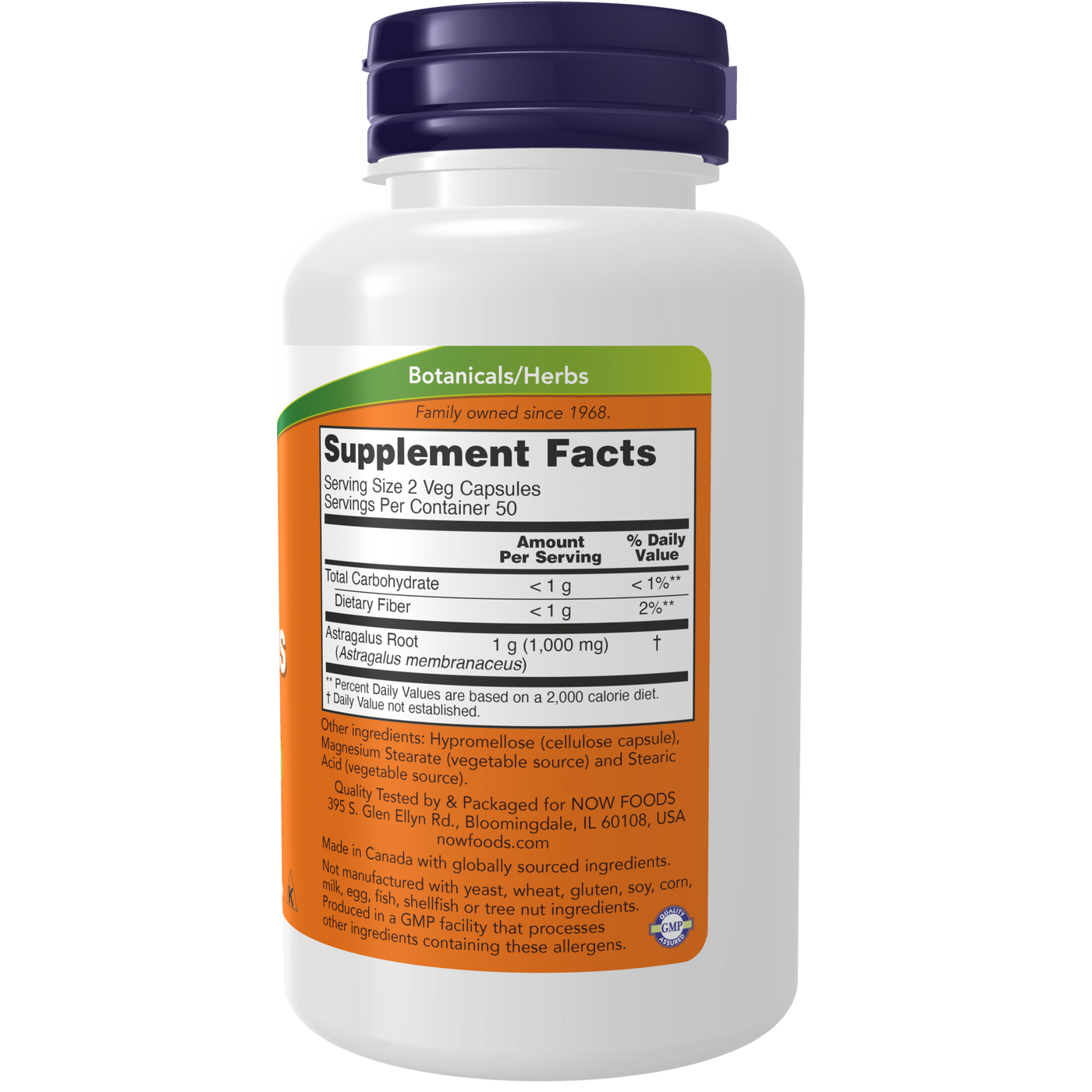 Astragalus 500 mg  Curated Wellness