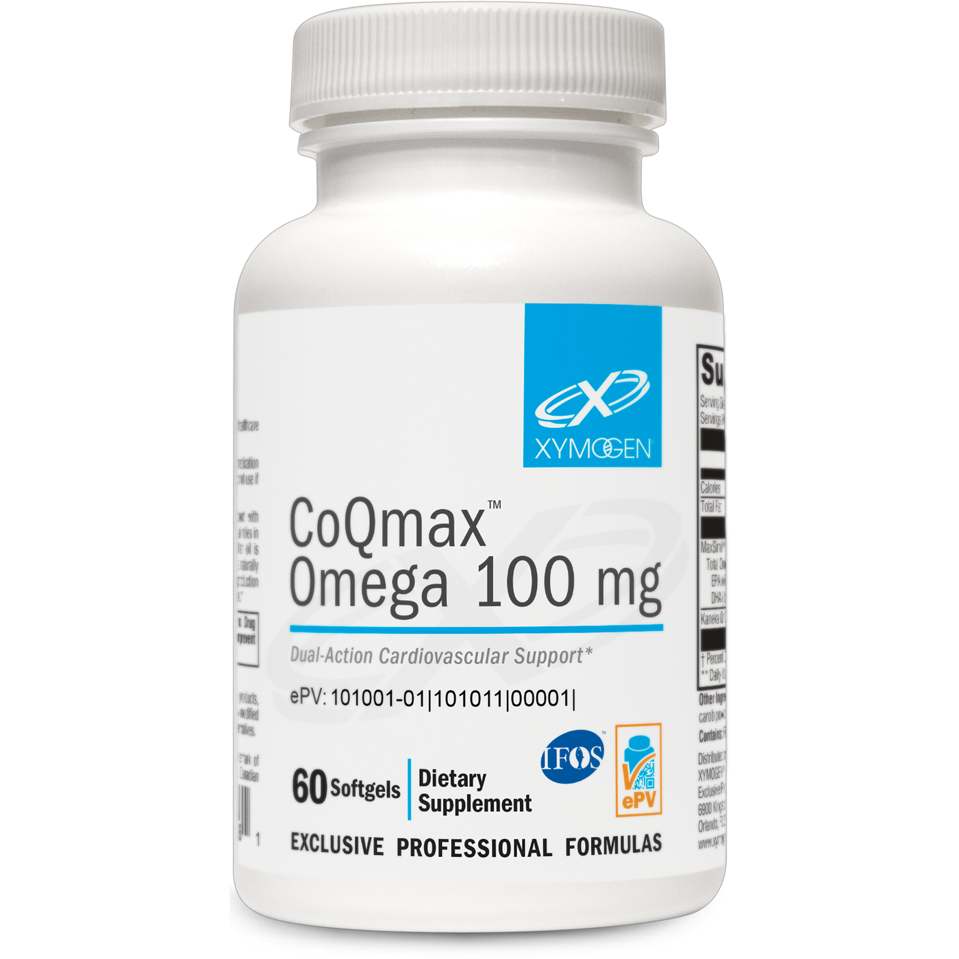 CoQmax Omega 100 mg 60 Softgels Curated Wellness