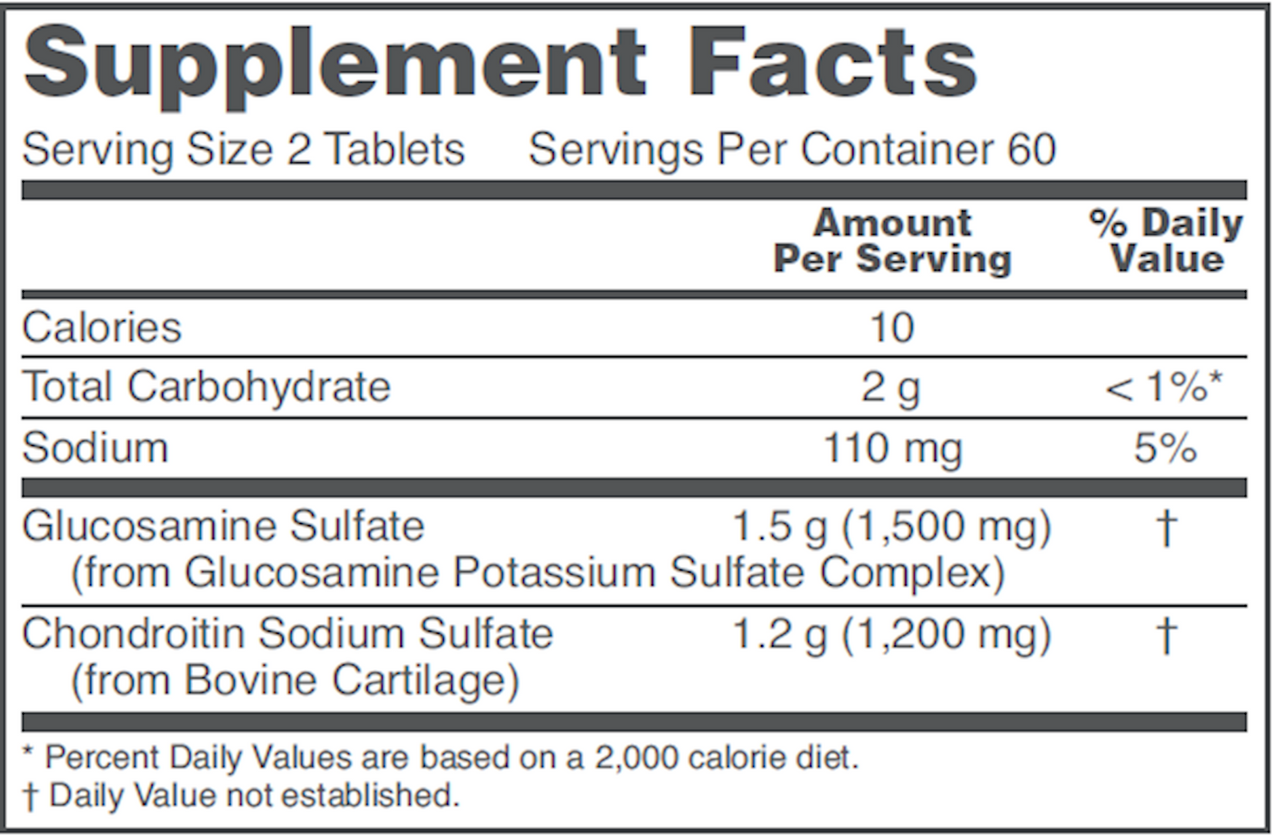 Glucosamine &Chondroitin Ex Str  Curated Wellness