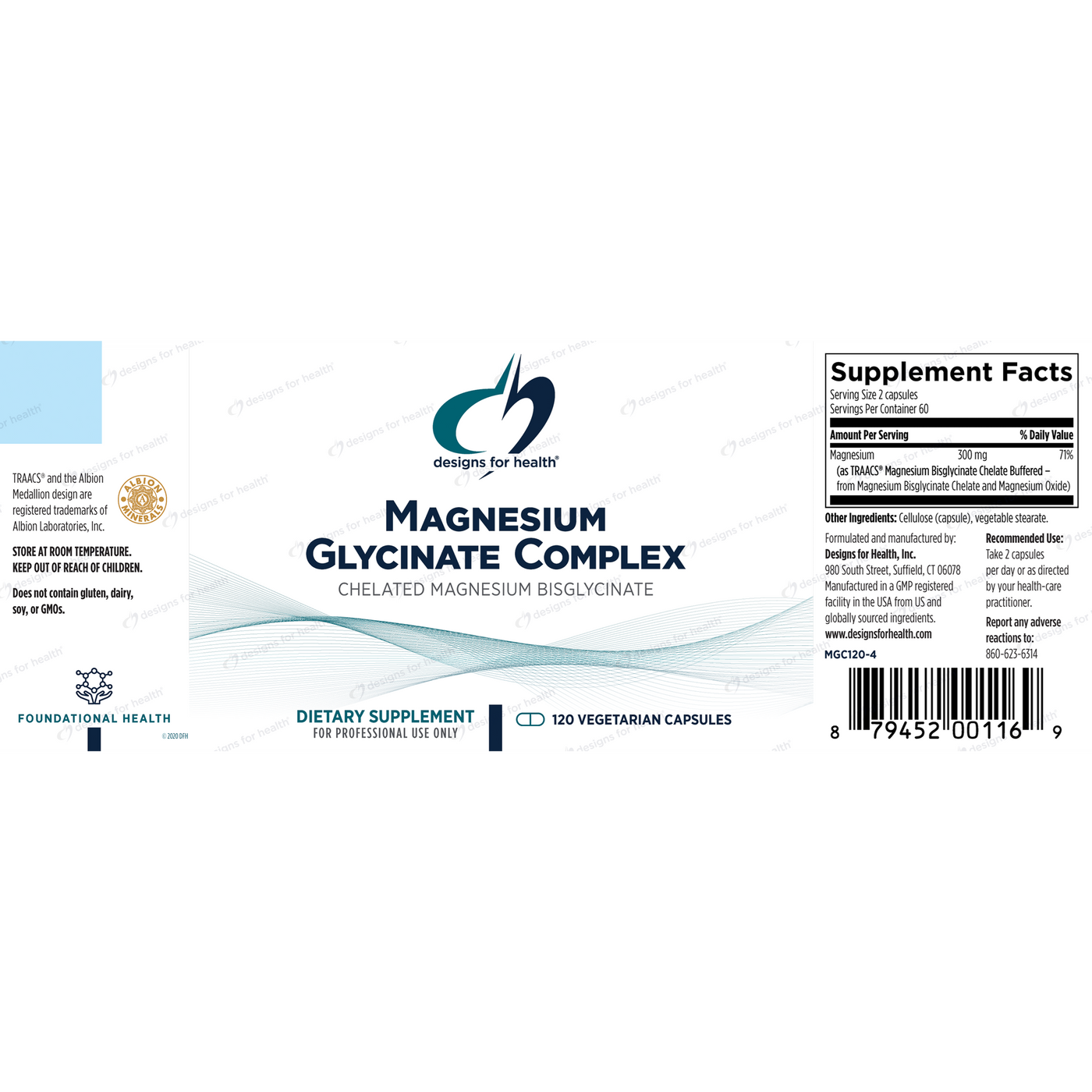 Magnesium Glycinate Complex  Curated Wellness