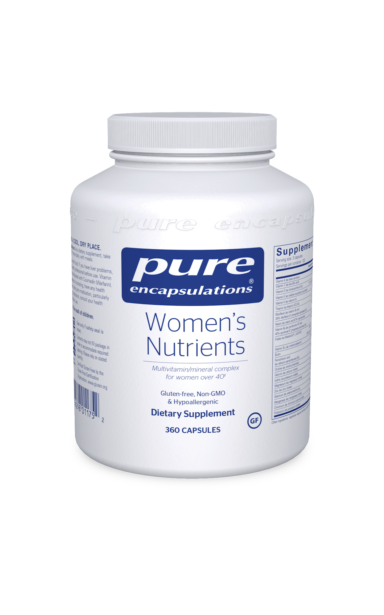 Women's Nutrients 360 vcaps Curated Wellness