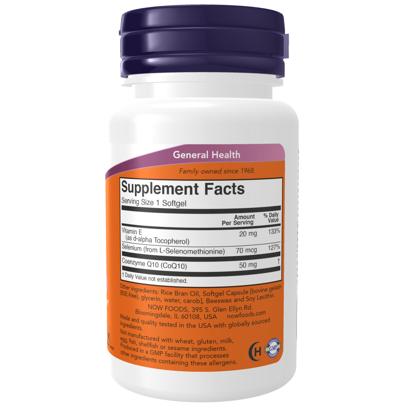 CoQ10 50 mg  Curated Wellness