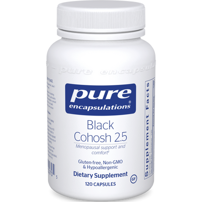 Black Cohosh 2.5 250 mg 120 caps Curated Wellness