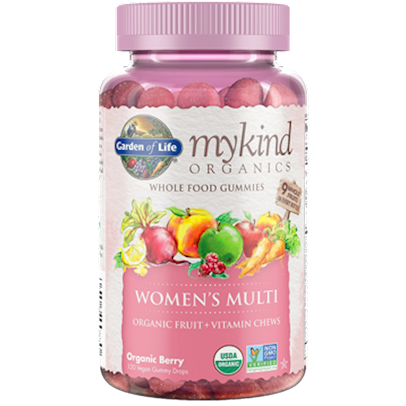 Mykind Women's Multi-Berry 120 Gummy Curated Wellness
