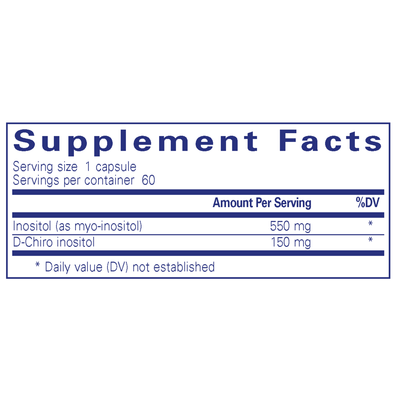 Inositol Complex 60c Curated Wellness