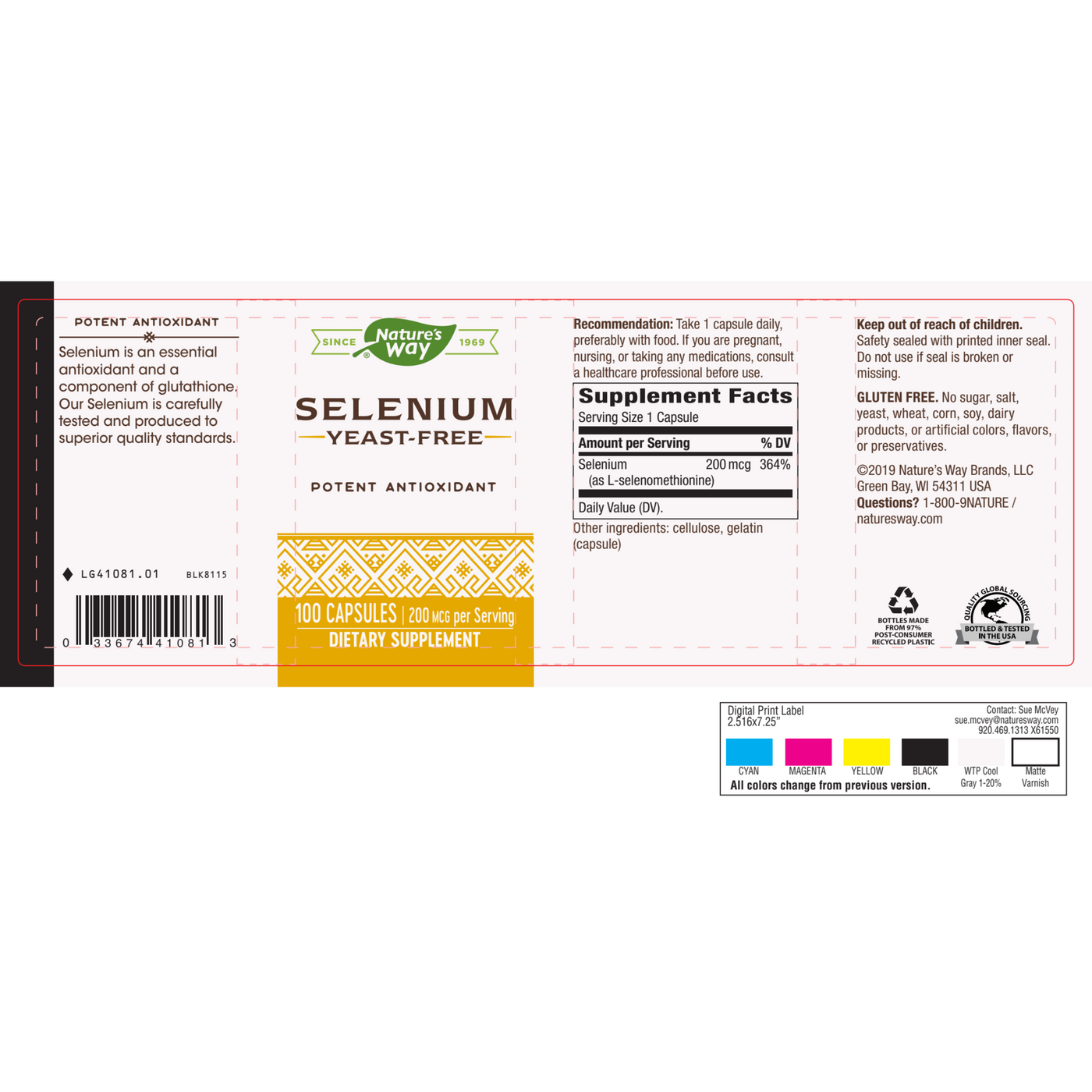 Selenium 200 mcg  Curated Wellness