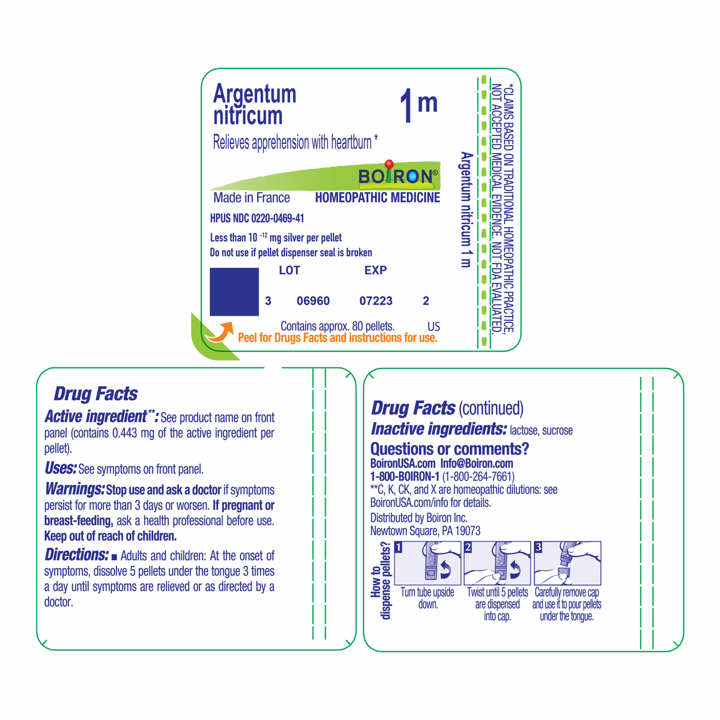 Argentum nitricum 1M 80 plts Curated Wellness